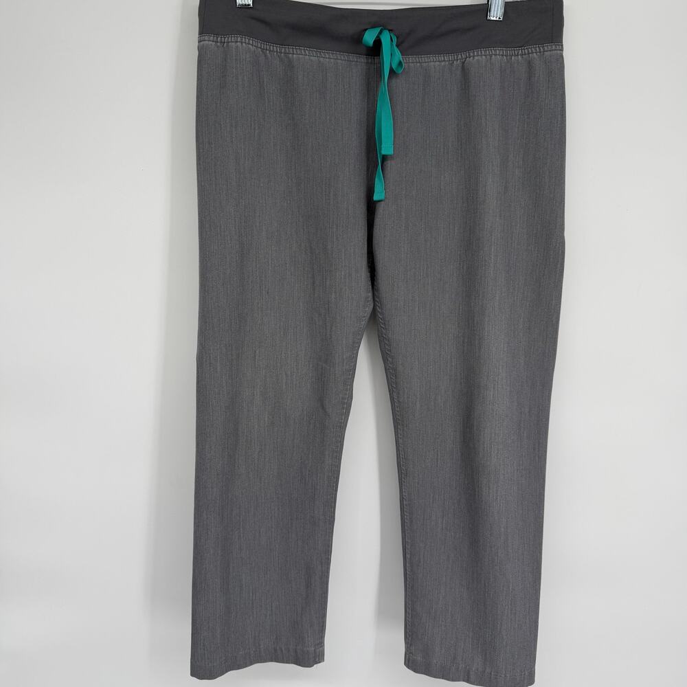 Figs‎ Livingston Pants Women’s Medium Capri Graphite Nursing Medical Active